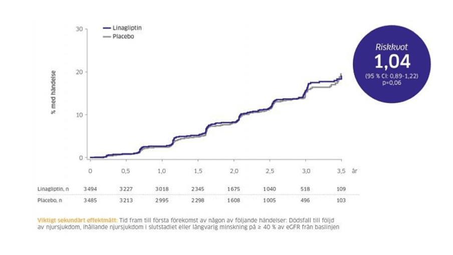 Sammansatt sekundärt resultatmått för njuren