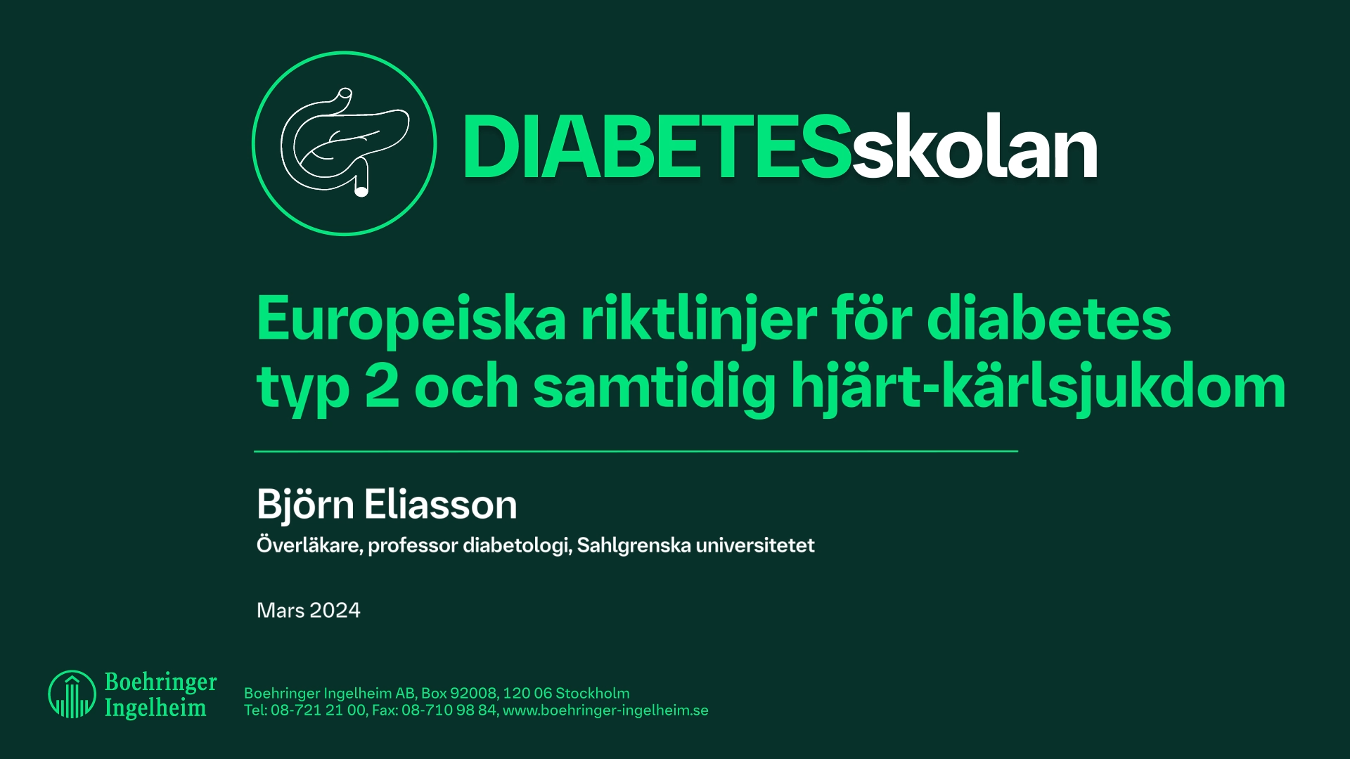 Diabetesskolan Mars 2024