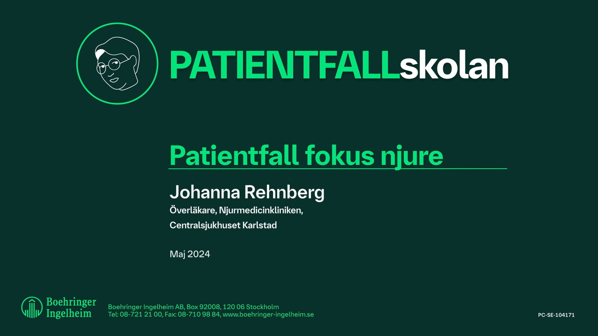 Patientfallskolan Maj 2024
