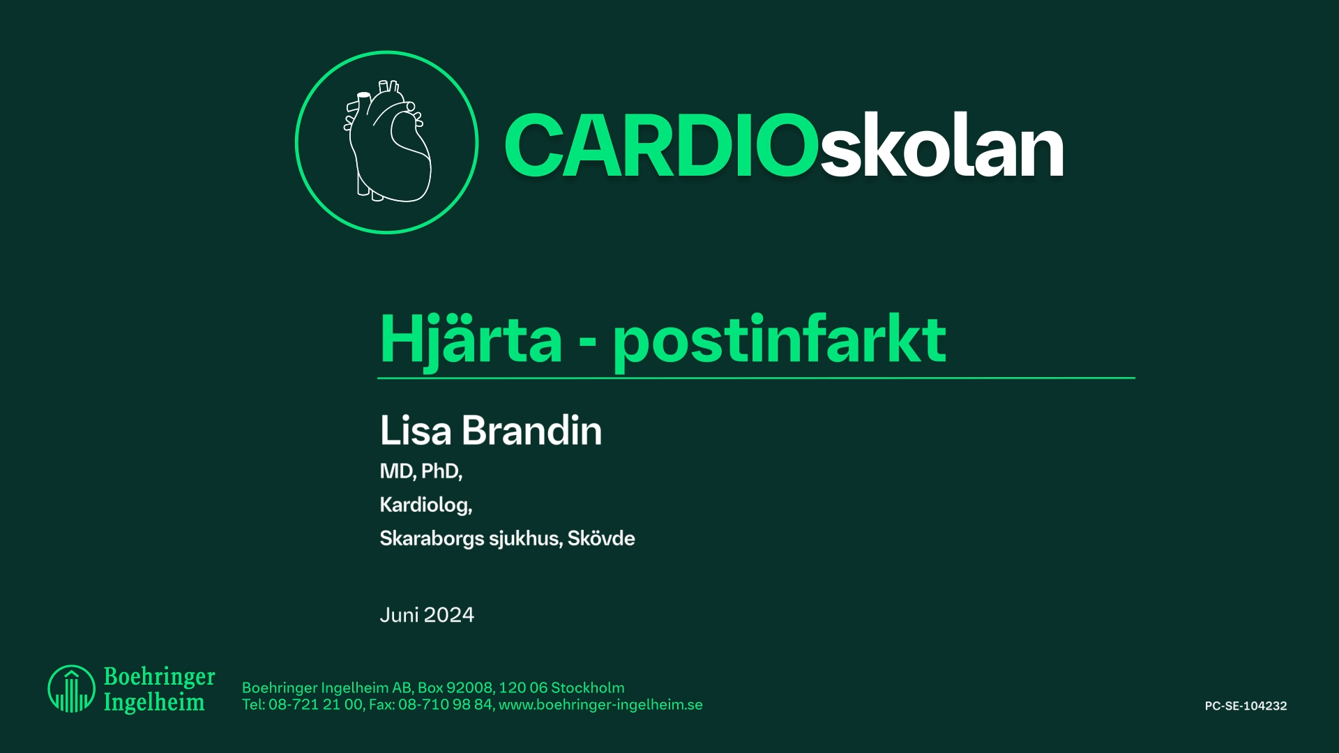 Cardioskolan juni 2024
