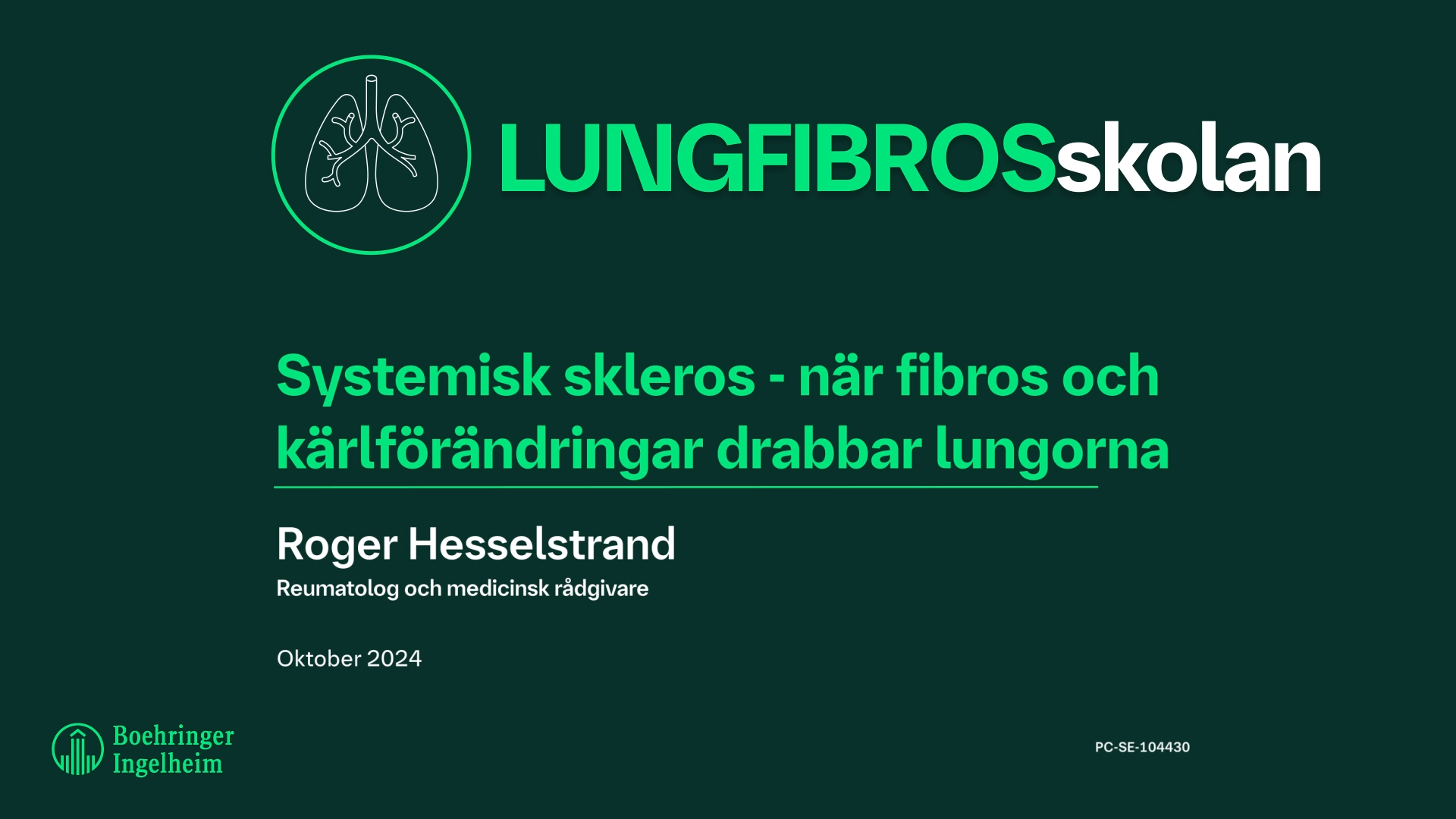 Lungfibrosskolan okt 2024