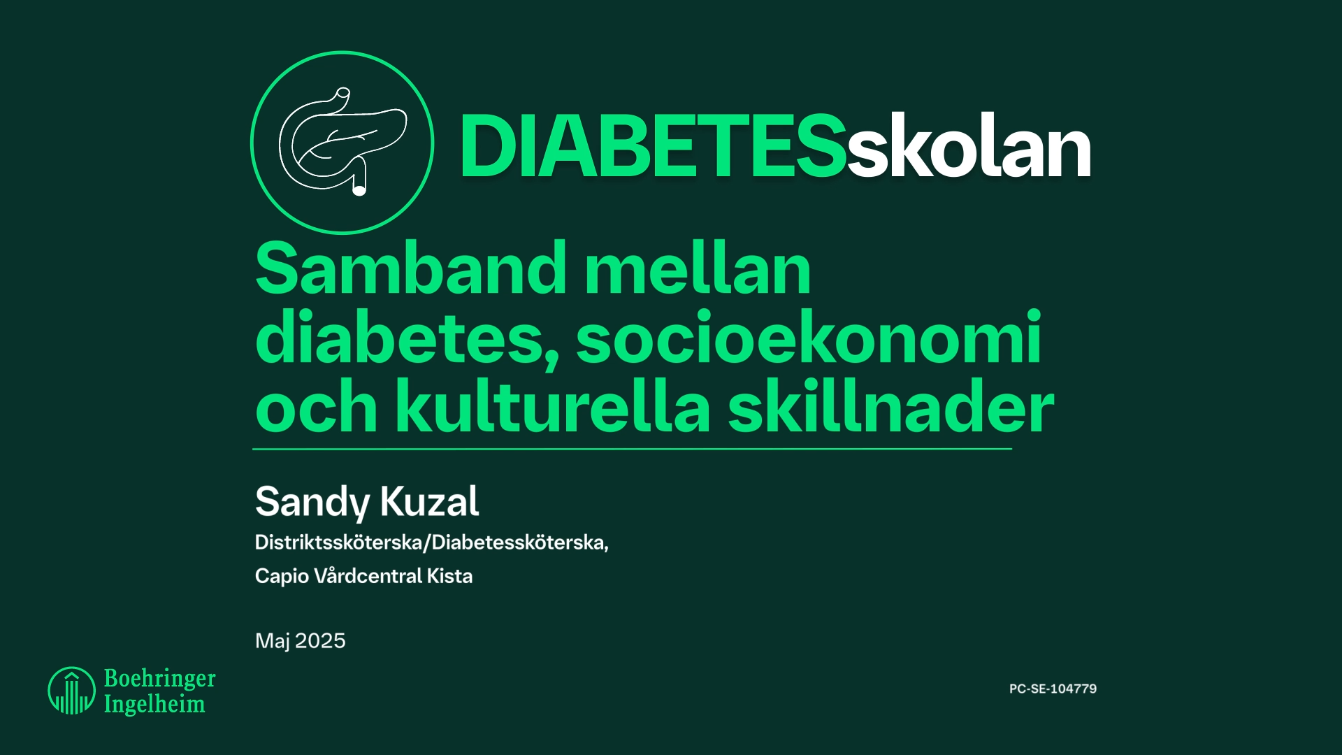 Diabetesskolan maj 2025
